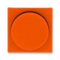 3294H-A00123 66  Kryt stmívače s otočným ovladačem, s upevňovací maticí, oranžová / kouřová černá